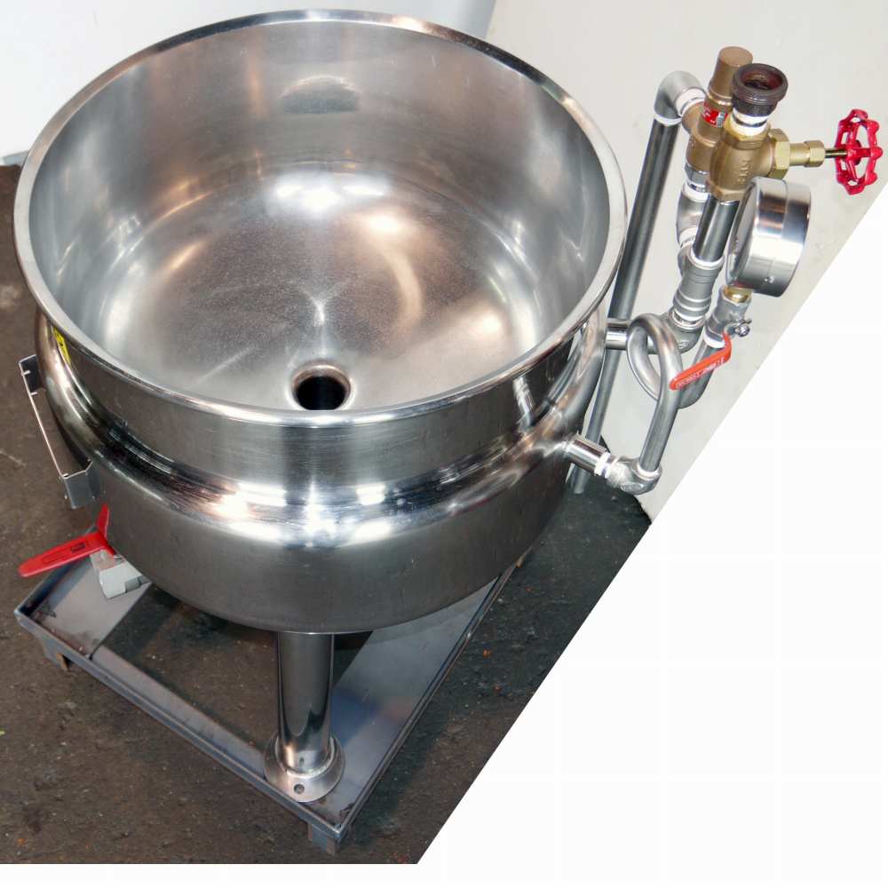 固定式蒸気釜(50L)『品番3992』 / 中古食品機械と中古食品加工機器販売