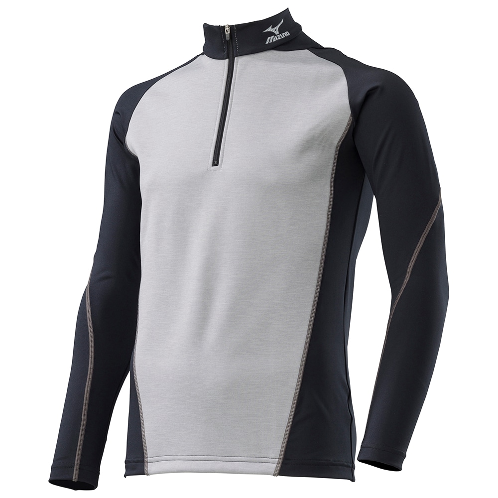 ハイネックハーフジップ ストレッチシャツ(長袖)|F2JJ8580|ウエア