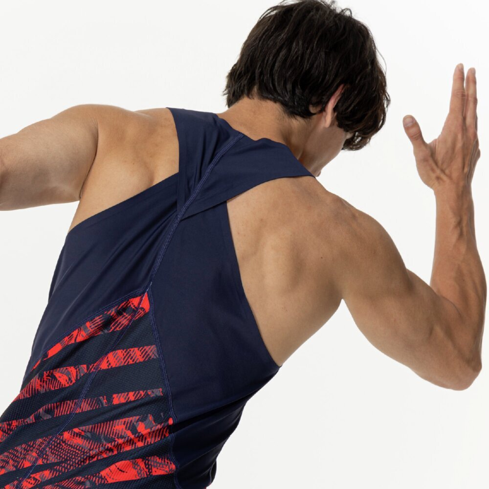 汗処理／通気】MTCドライエアロフローレーシングシャツ(陸上競技