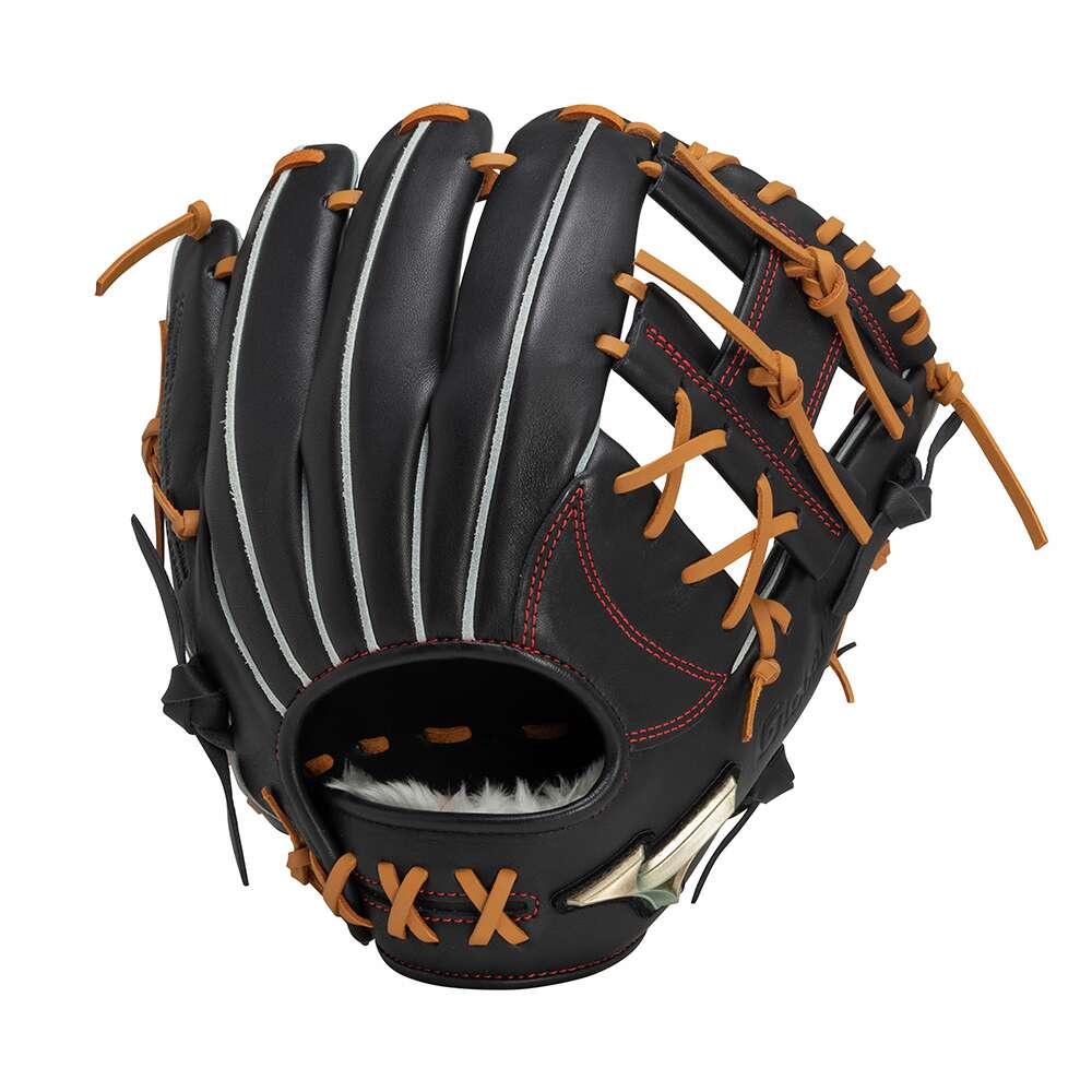 Mizuno Pro 硬式内野グラブ ジェネラルキップレザー、フィンガーコア