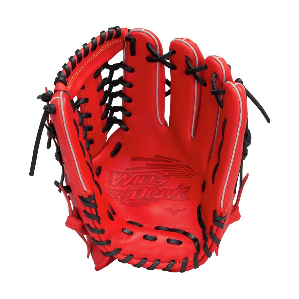 軟式用ウィルドライブ レッド IBE【外野手向け／サイズ14】|1AJGR32807
