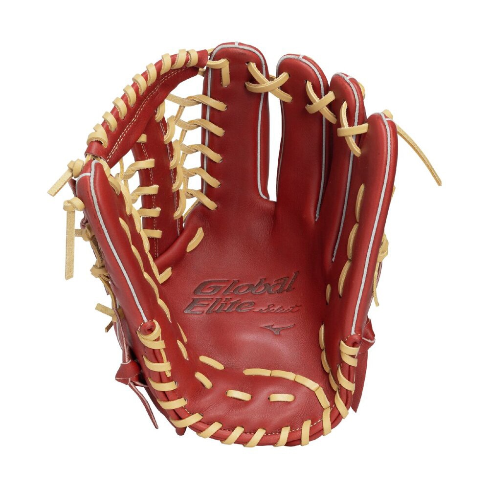 Mizuno グローバルエリート 軟式グローブ ファーストミット 赤茶