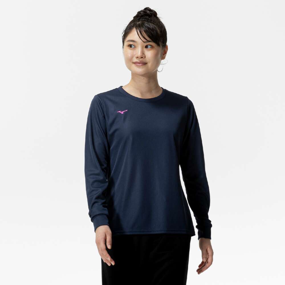 ナビドライTシャツ(長袖／丸首)|32MAC395|ミズノトレーニング