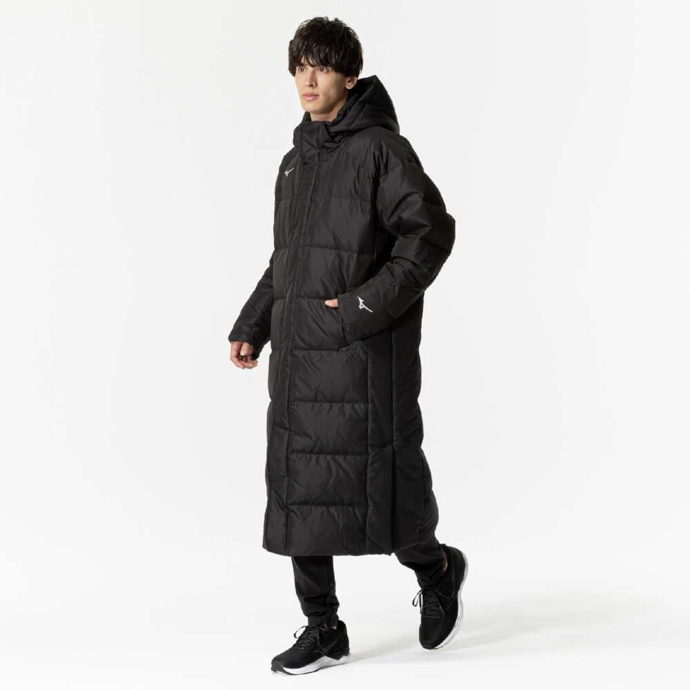 ダウンロングコート|32MEB550|ミズノトレーニング|トレーニングウエア