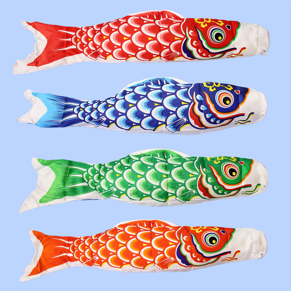 鯉のぼり用吹き流しの単品販売。五色吹き流し ポリエステル1.5m – 寿鳳