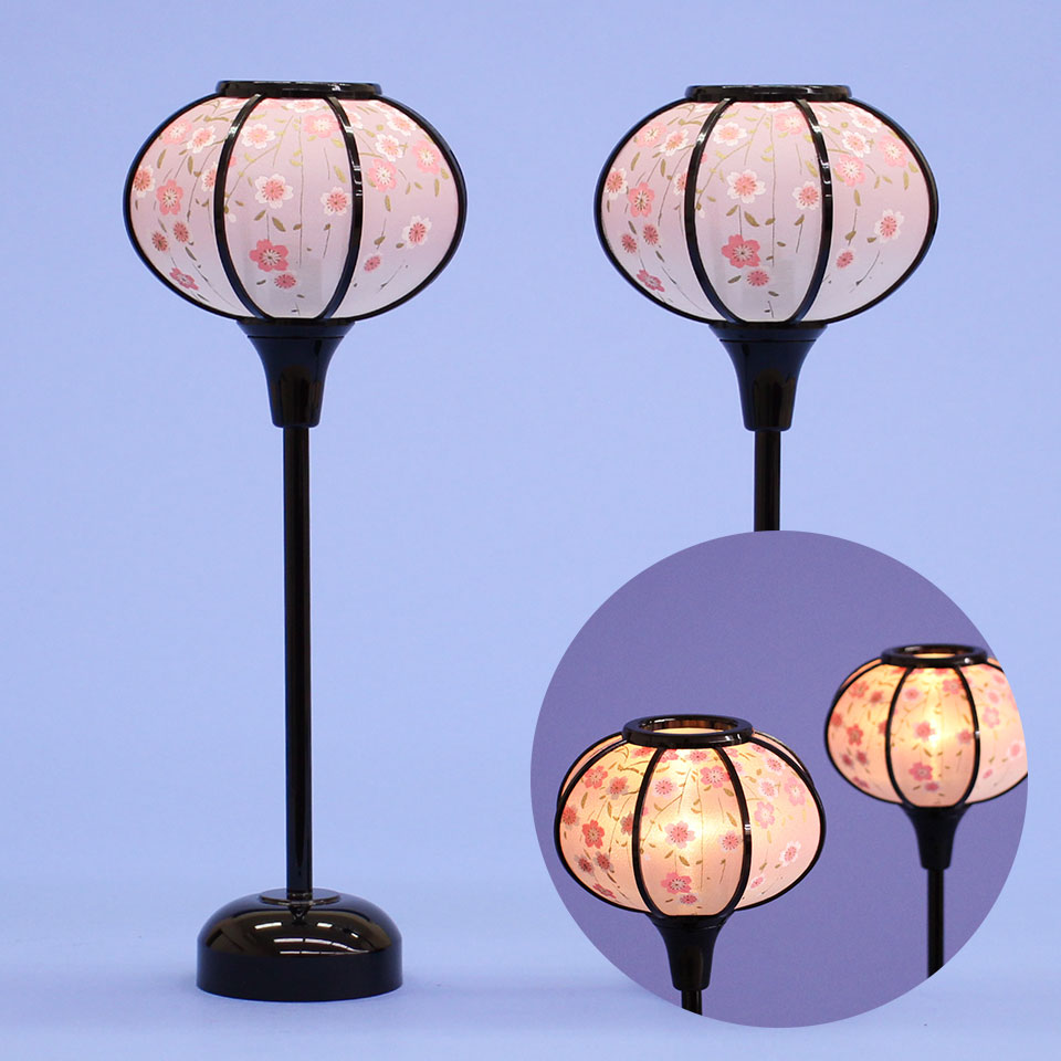 99雛人形 ぼんぼり （樹脂製） 28cm京みゆきLEDコードレス – 寿鳳