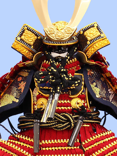 五月人形 単品鎧 高さ 48cm 龍玉作 5号赤縅鎧 – 寿鳳人形の東芸
