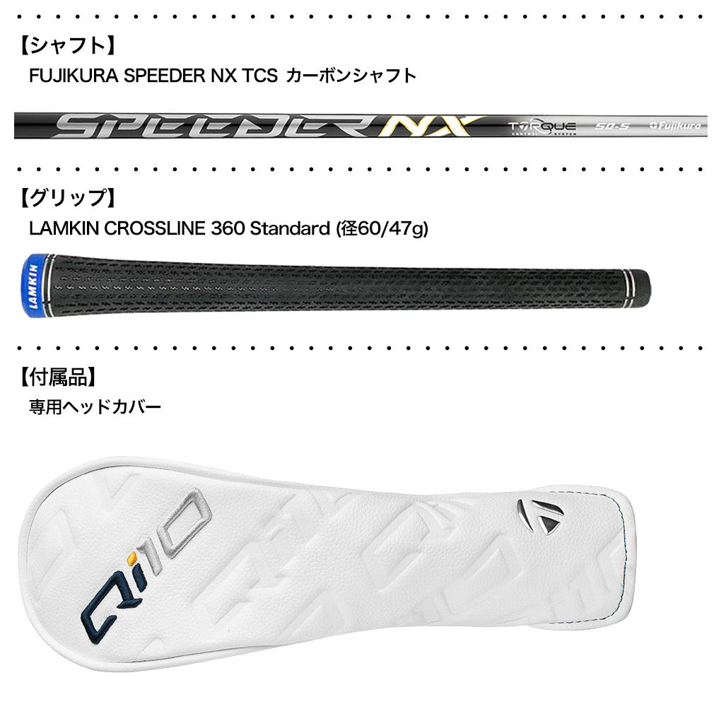 テーラーメイド Qi10 Max レスキュー ユーティリティ メンズ 右用