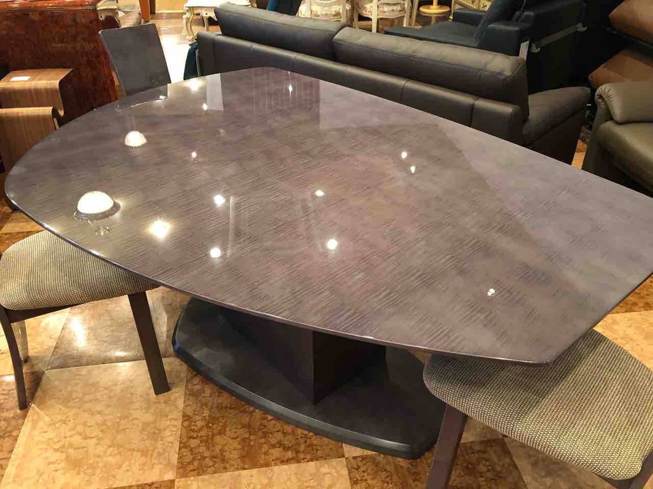 松創・シカモアミガキ仕様の変形テーブルセット | 住賓館オフィシャル