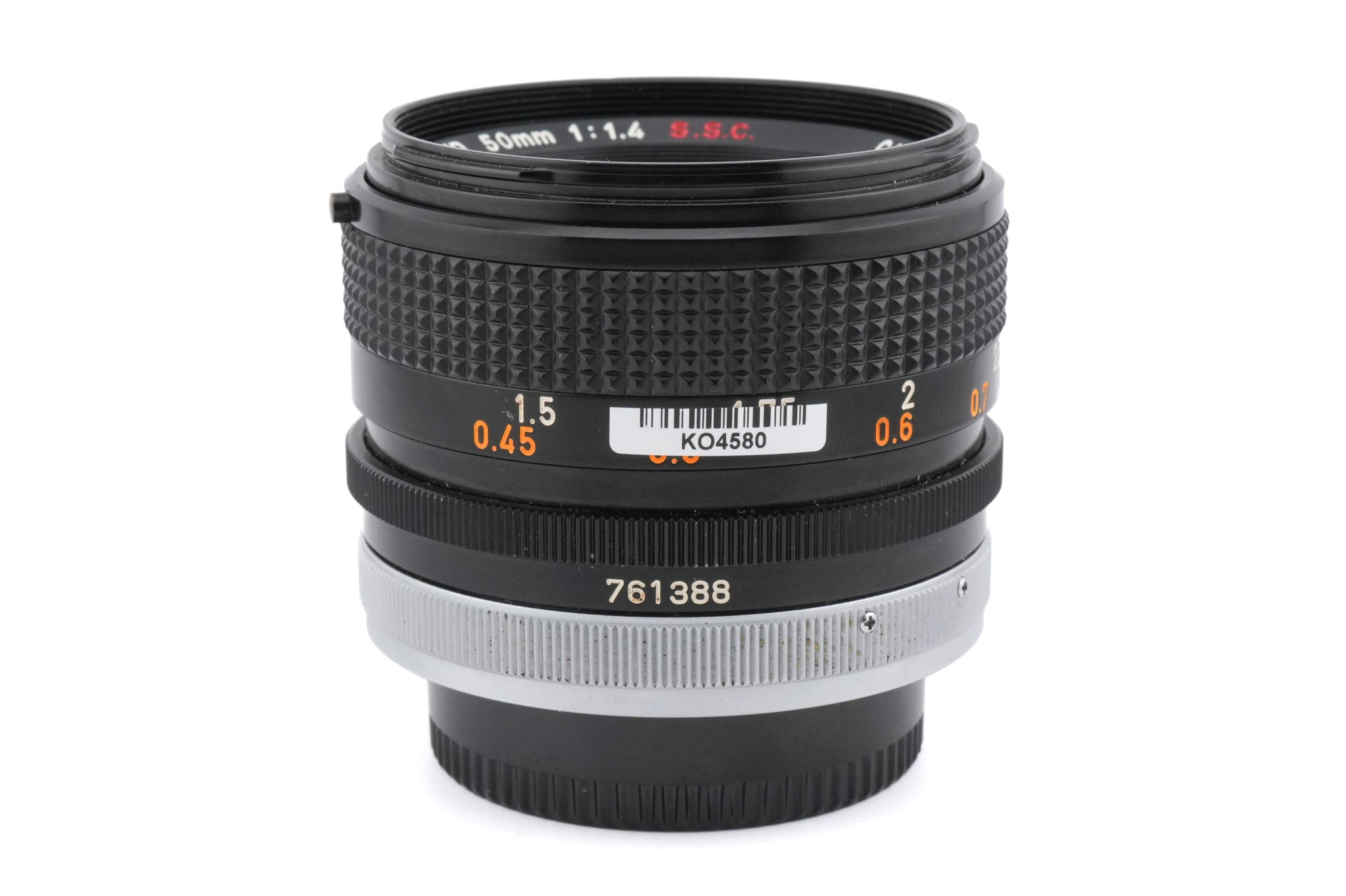 Canon 50mm f1.4 S.S.C. - Lens – Kamerastore