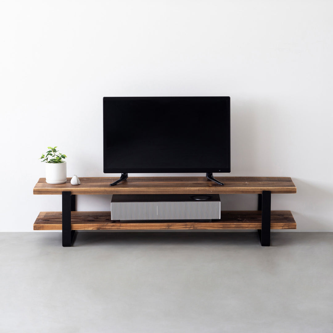 THE TV BOARD / LOW TABLE 無垢 杉 ヴィンテージスタイル × Black