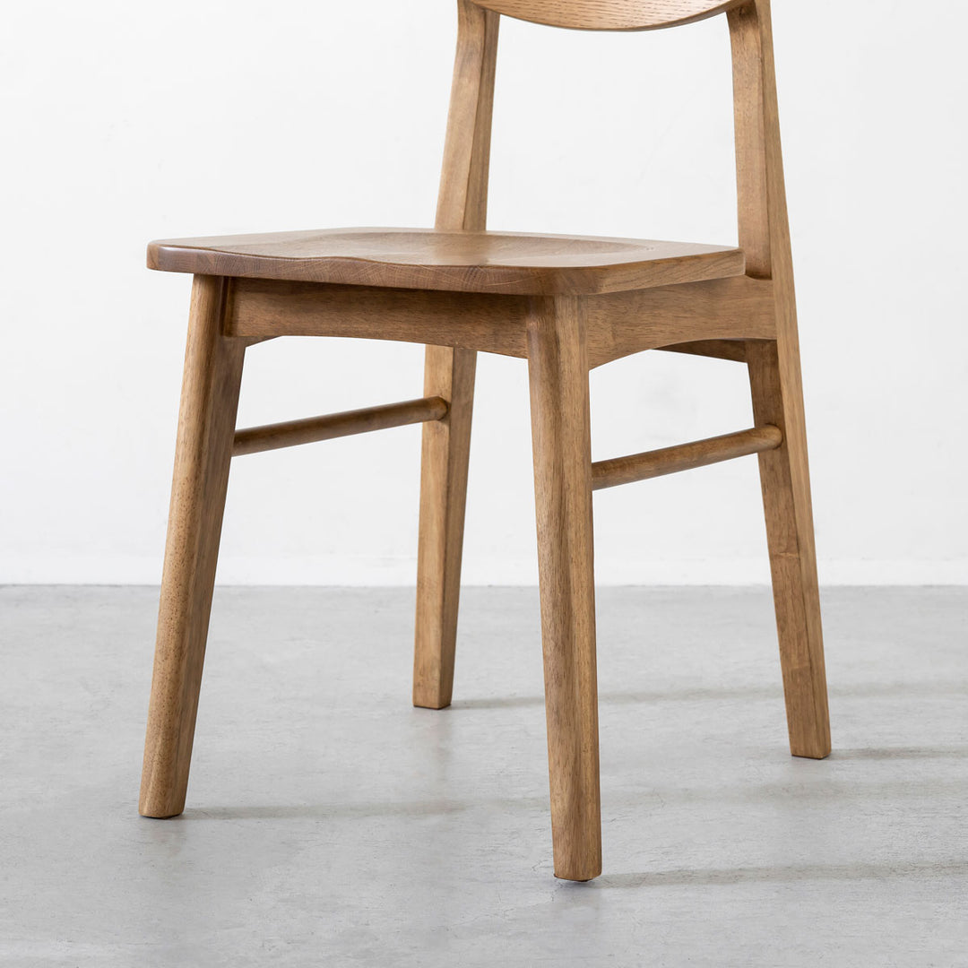 Rustic - Natural ダイニングチェア オーク材 – KANADEMONO