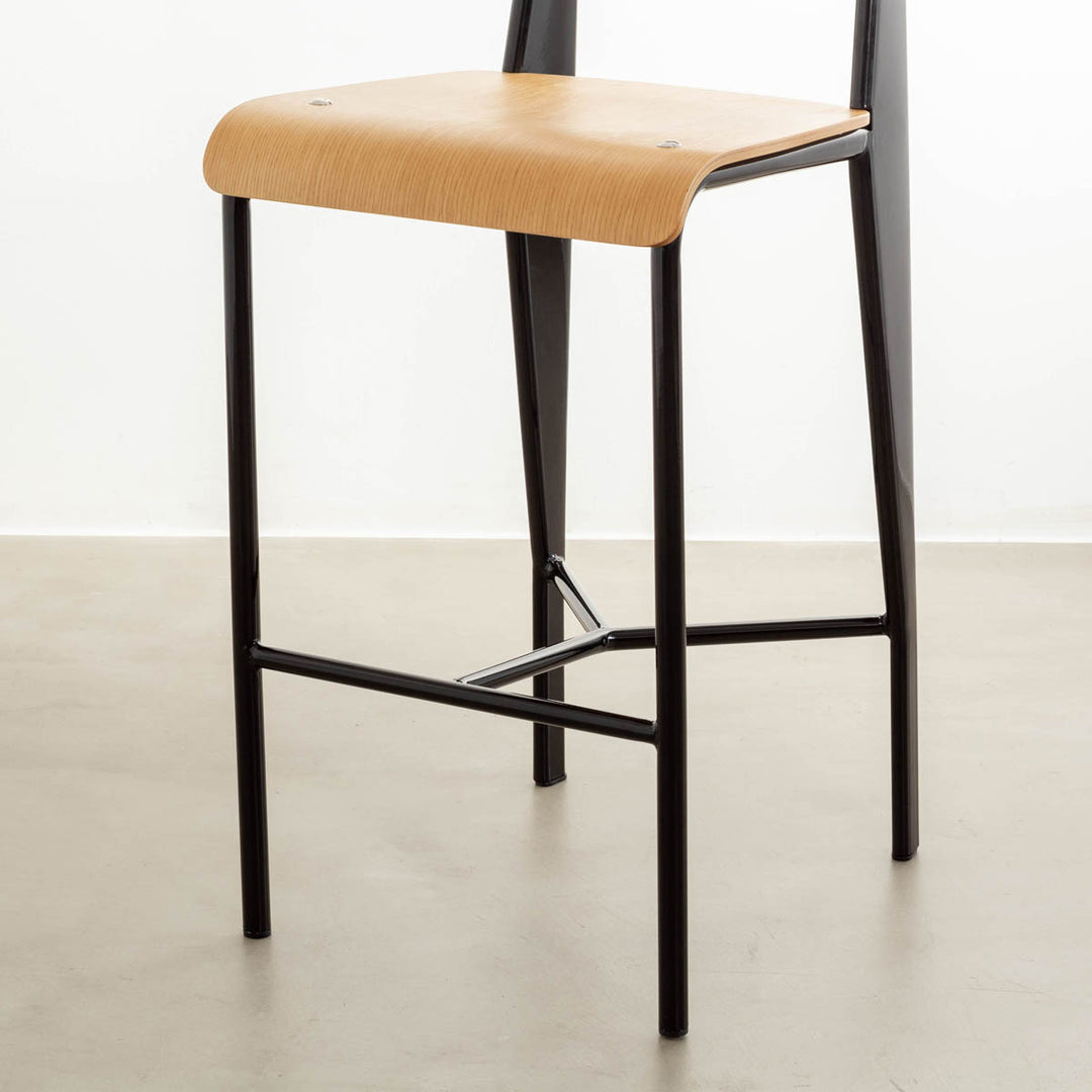 Art - Wood レトロモダンなハイチェア アイアン脚 – KANADEMONO