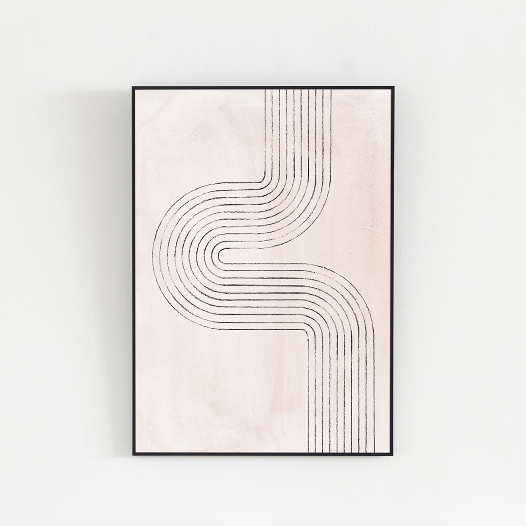 Geometric #5 アートポスター・アルミフレーム セット – KANADEMONO