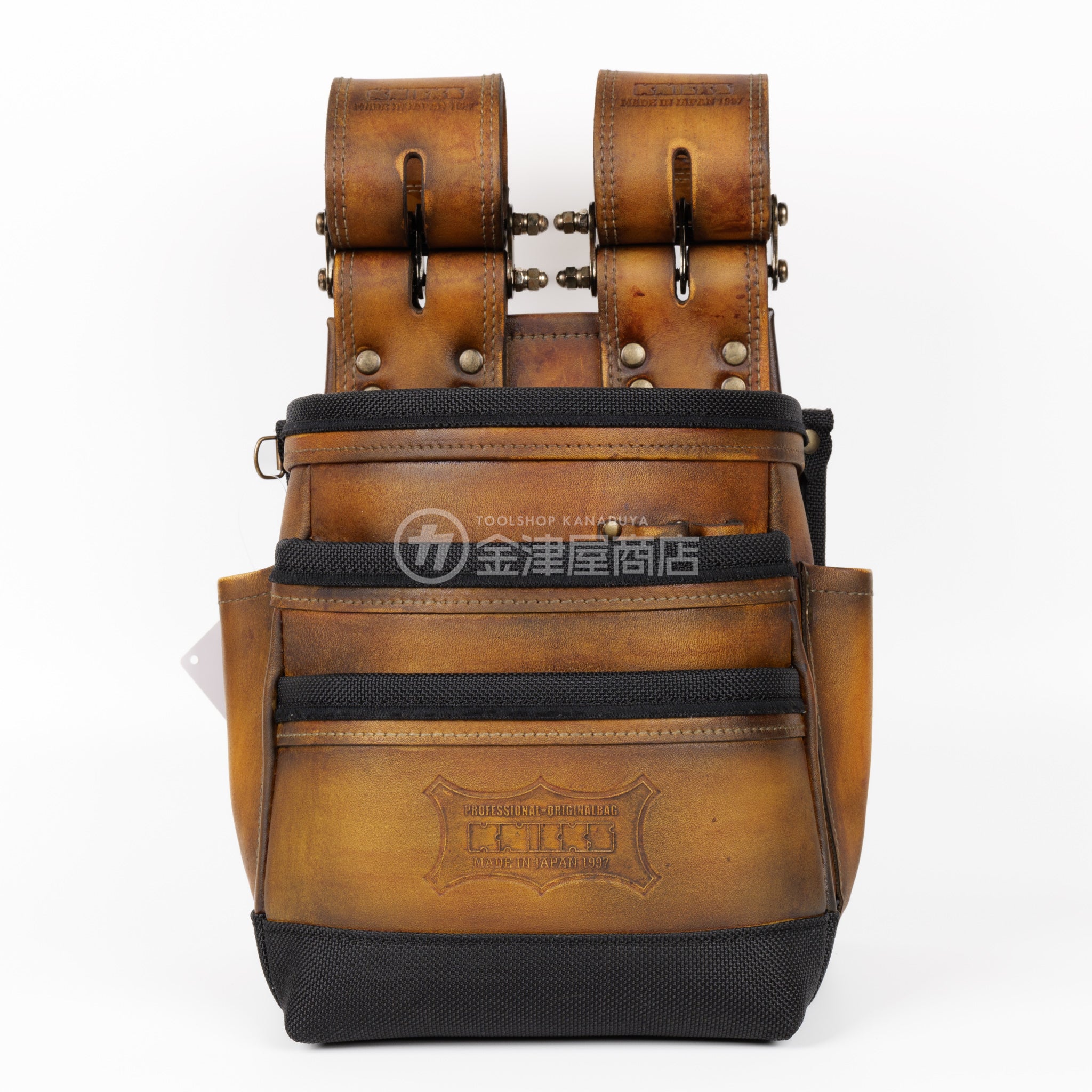 ニックス(KNICKS) 最高級硬式グローブ革3段腰袋チェーンタイプ バリ