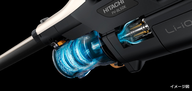 スティッククリーナー（コードレス式）PV-BL50K ： クリーナー ： 日立