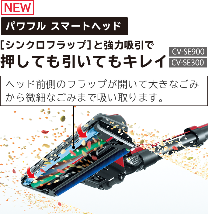 特長：パワフル スマートヘッド ： クリーナー ： 日立の家電品