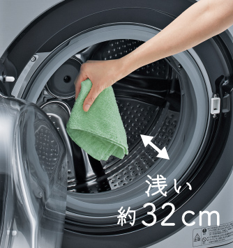 特長：使いやすい ： 洗濯乾燥機 BD-NX120C ： 洗濯機・衣類乾燥機