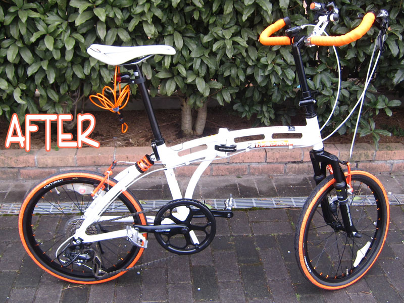 折りたたみ自転車「ドッペルギャンガー 215」を改造してみた | カゴ