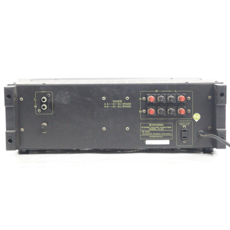 買取実績 |Pioneer/パイオニア ステレオパワーアンプ [M-73] - 京都の