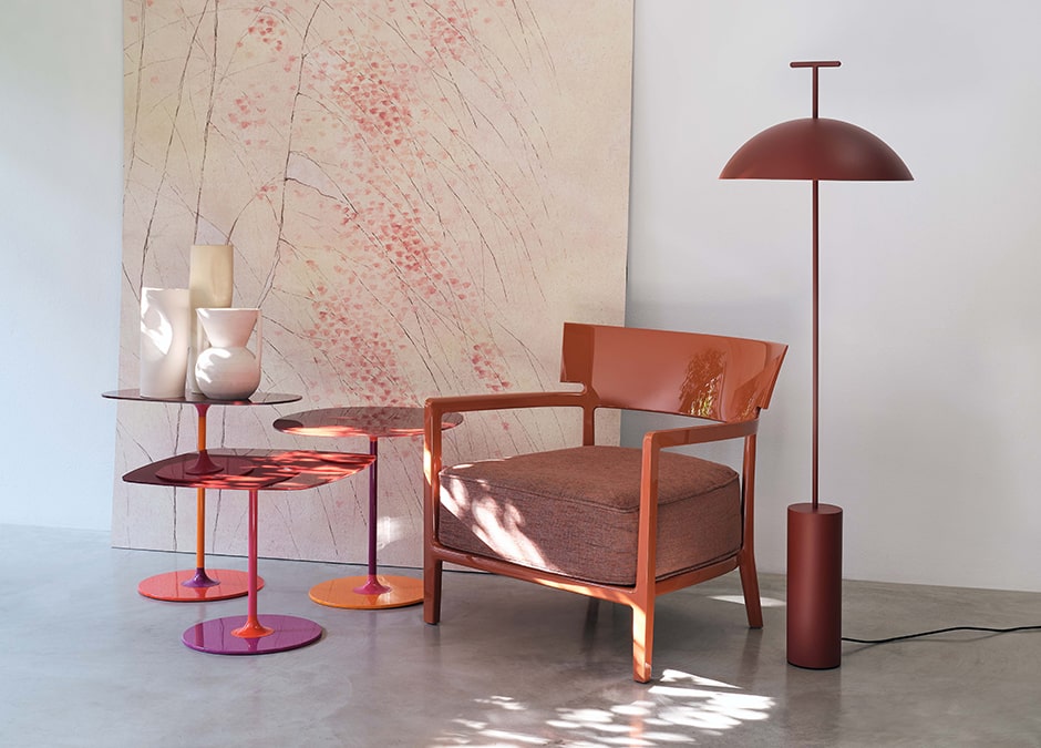 Kartell in Love！赤色のアイテムでエネルギッシュで情熱的な雰囲気に