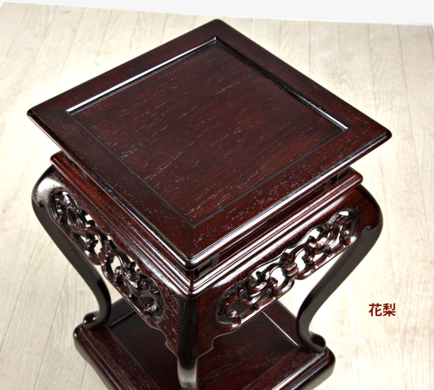 花台: 花梨 木蓮 高卓 no.5526 / 唐木家具OSAKA