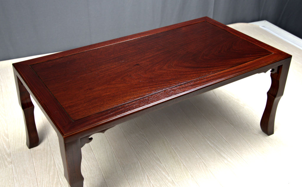 座敷机: 文机 花梨 若畑作 大阪唐木指物伝統工芸品 no.2502 / 唐木家具