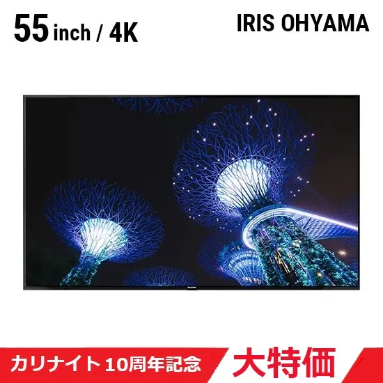 アイリスオーヤマ 55インチ4K液晶モニター レンタル | デジタル機器