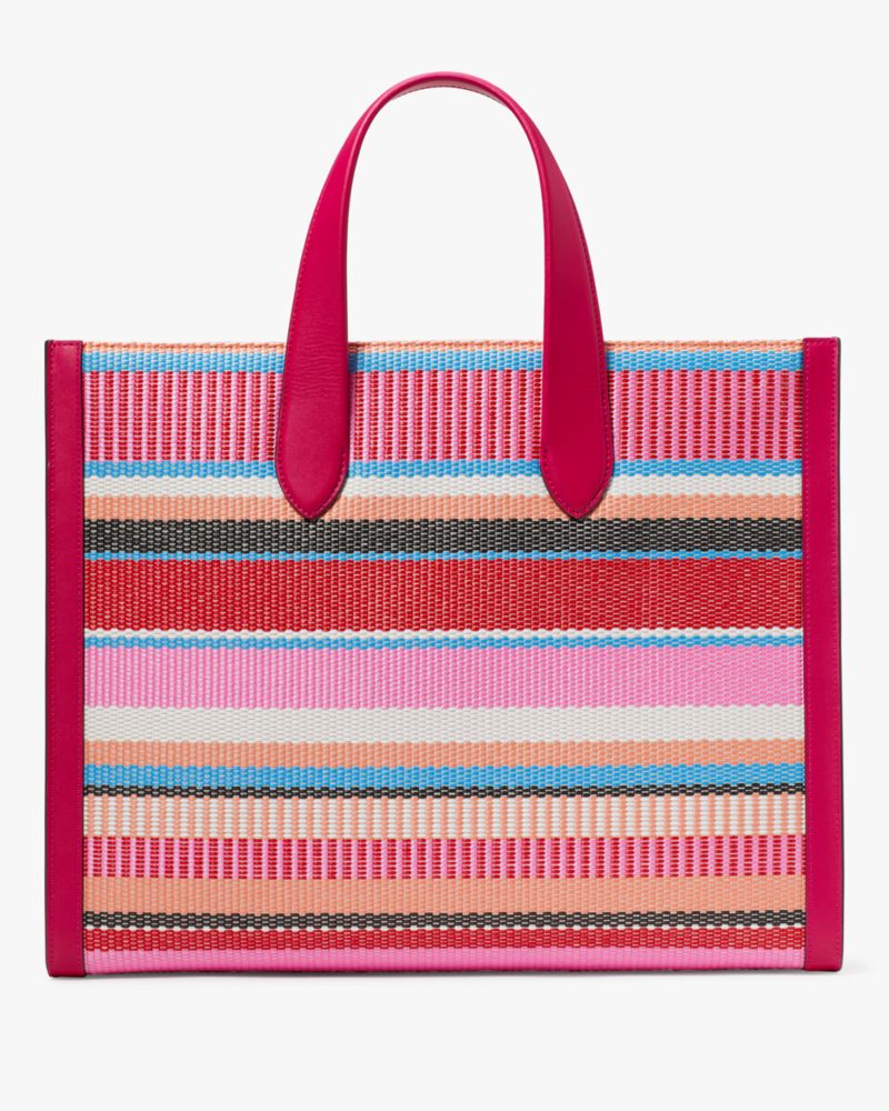 マンハッタン ストライプ ラージ トート | トート | ケイト・スペード