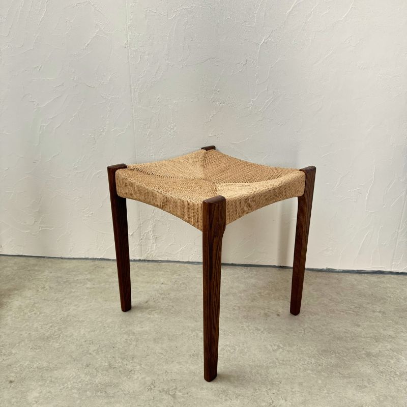 ペーパーコードスツール 【ナチュラル／ブラウン】 – 河口家具製作所