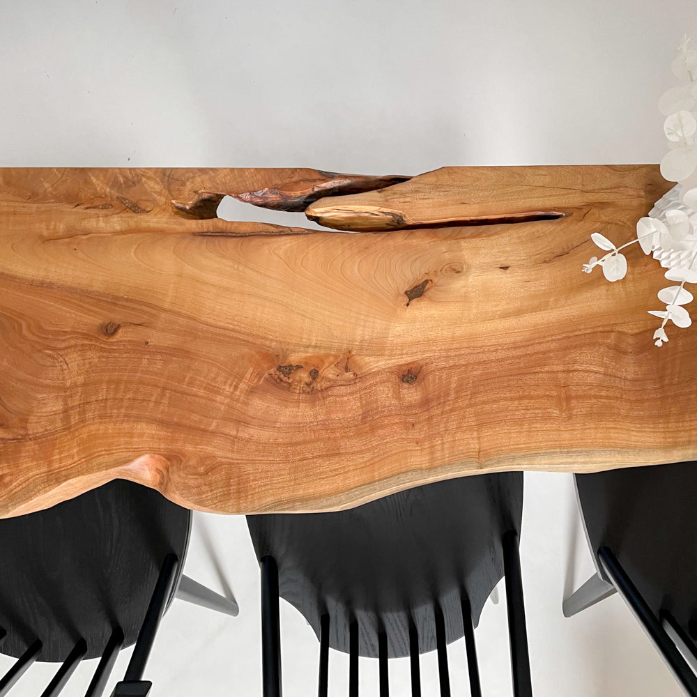 KIDOMEIMOKU 椨桜一枚板カウンター｜190cm(3人掛け) – 【公式】鬼童