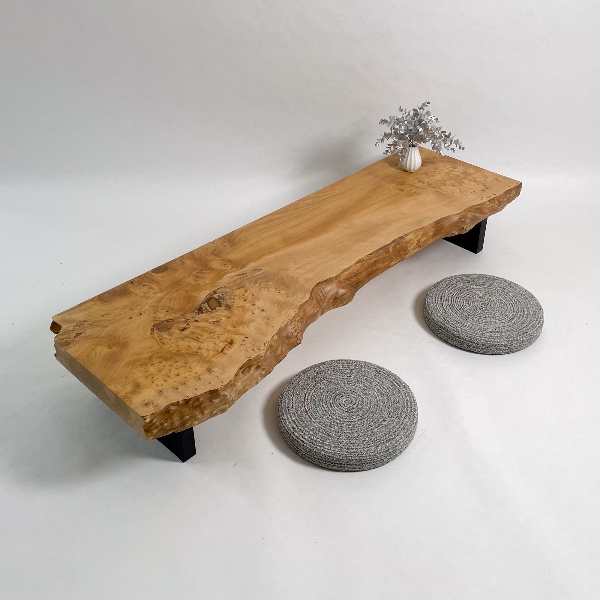 KIDO MEIMOKU イチョウ一枚板テレビ台｜170cm(2人掛け) – 【公式】鬼童