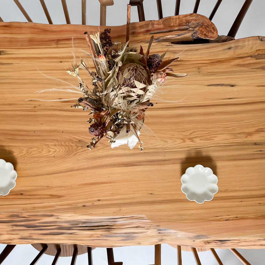 KIDOMEIMOKU 屋久杉一枚板ダイニングテーブル｜155cm(4人掛け