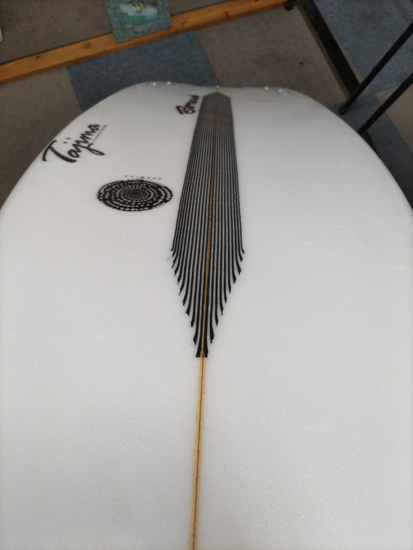 中古】JUSTICE surfboard BARRACUDA model(5'5×20