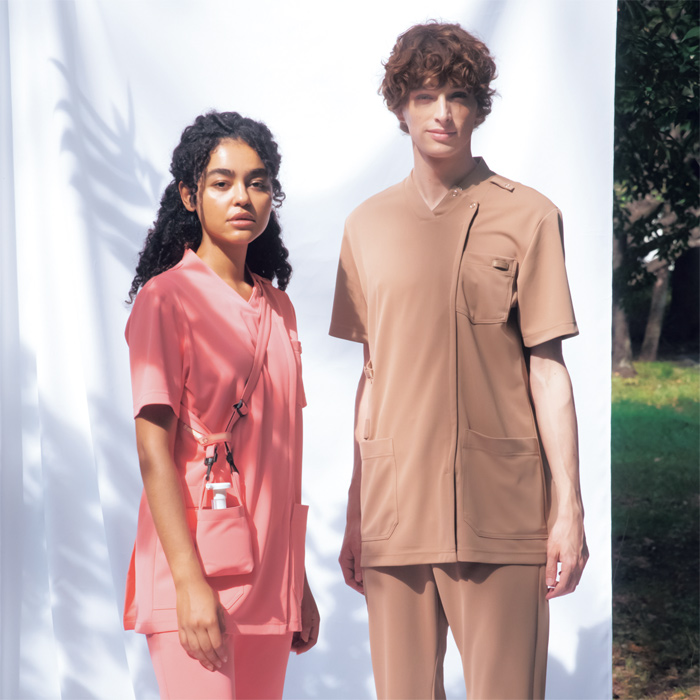 歯科・介護・病院制服】KAZENスクラブ8色【兼用】着る人を選ばない