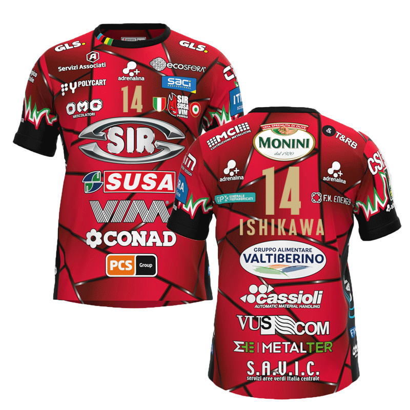 バレーボール イタリア セリエAセーフティペルージャ 2024-25試合用