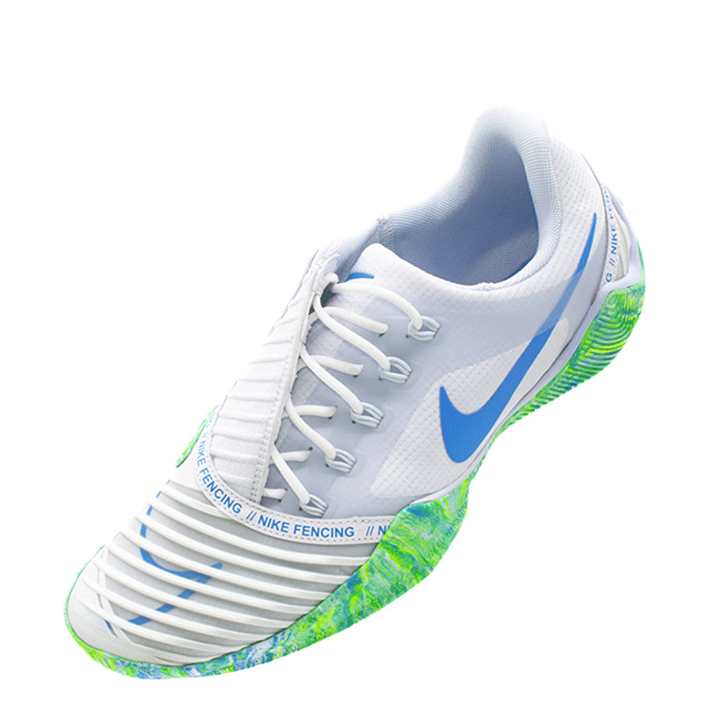 nike 海外限定版フェンシングシューズバレストラ2(ホワイト/ブルー