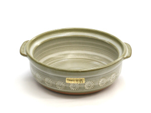 土鍋 銀峯花三島 5.5号深型 の通信販売 - 【萬古焼通販なら キッチン