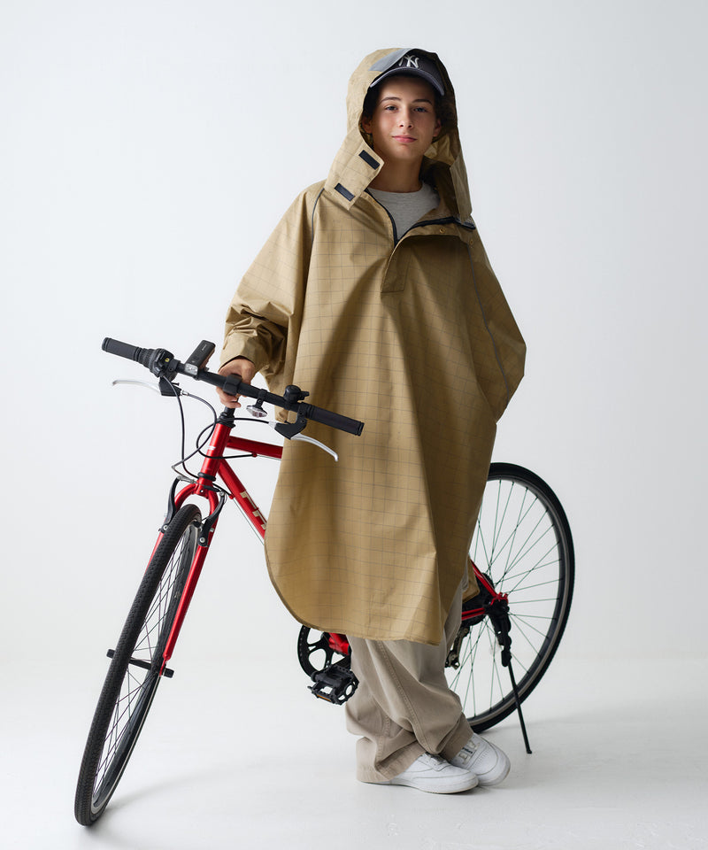 新生活応援対象】キウビジブルバイシクルレインポンチョ K407 – KiU