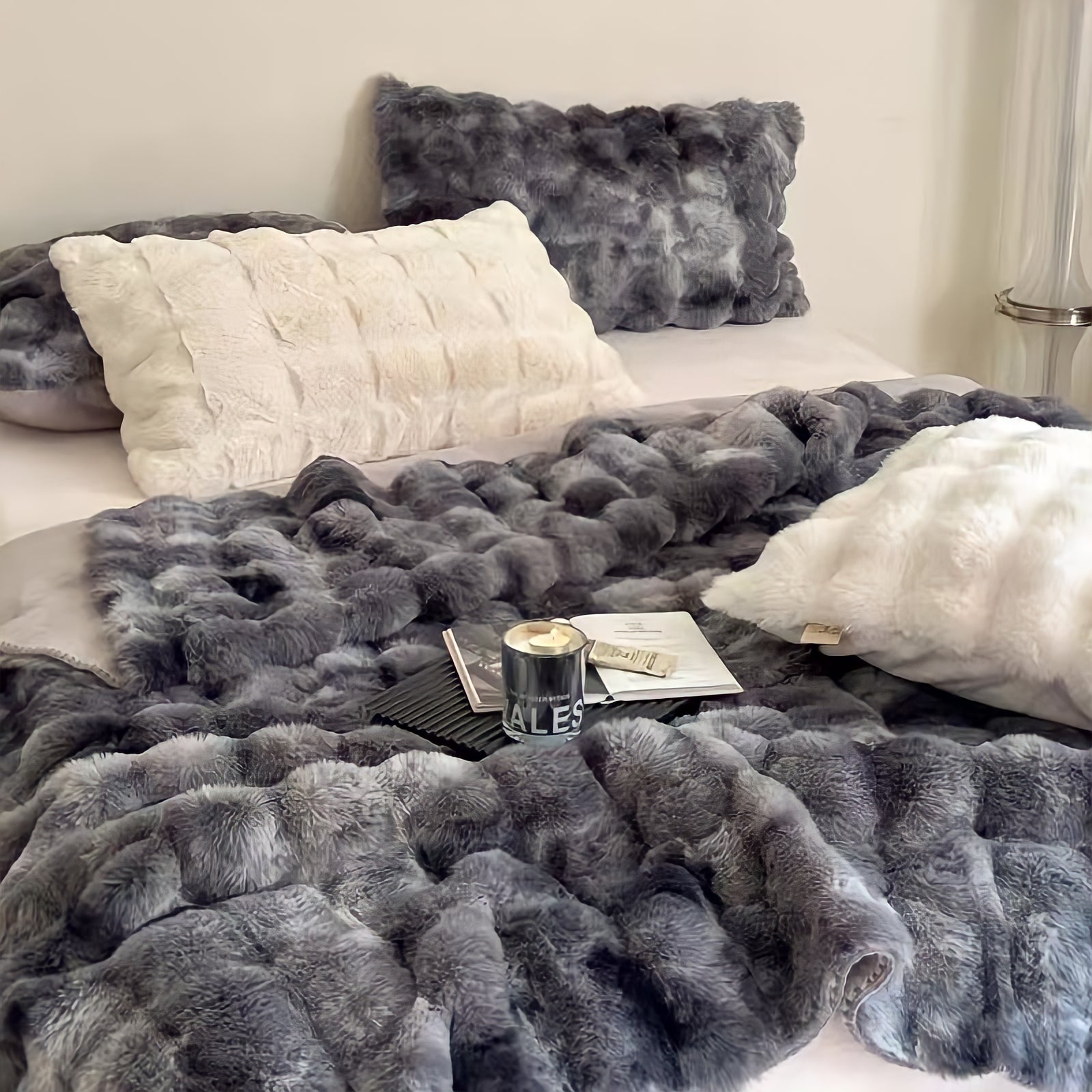 ふわぽこブランケット 