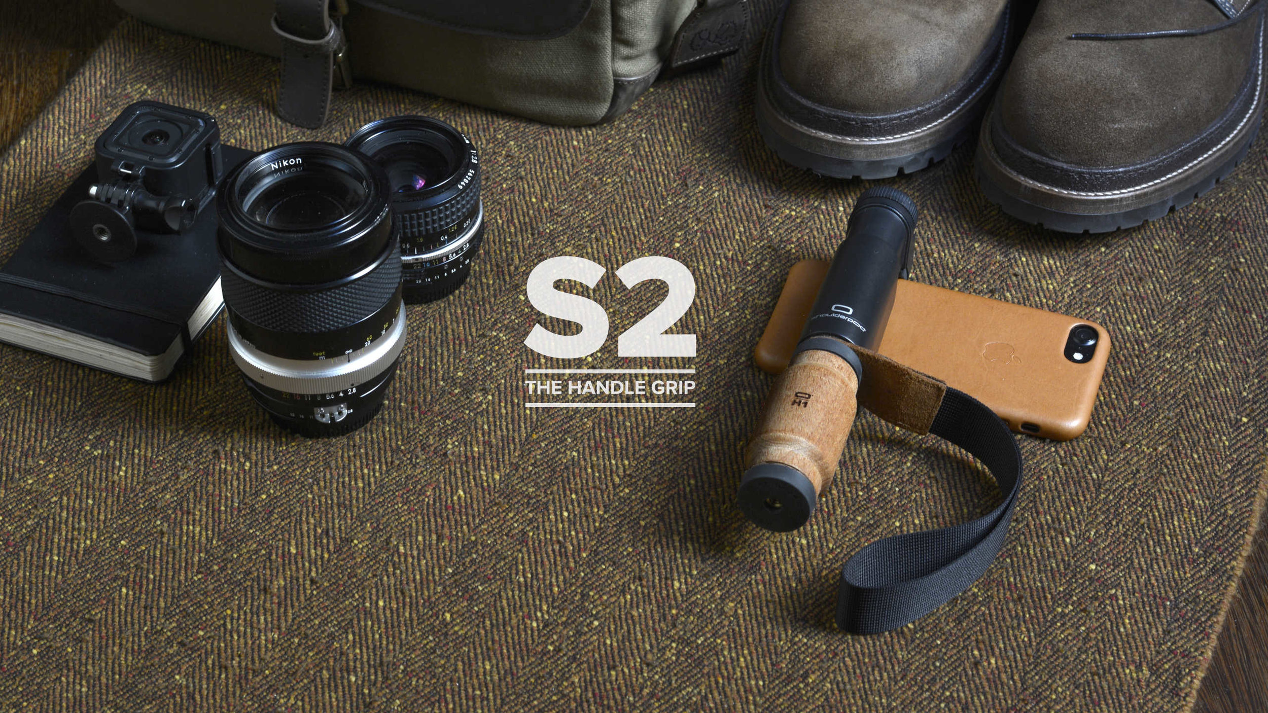 Shoulderpod S2-プロフェッショナル用スマートフォングリップ