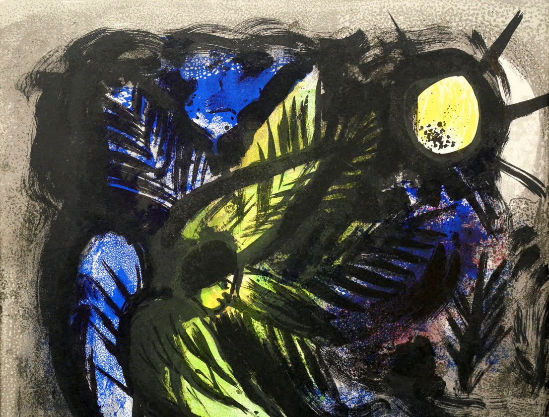 マルク・シャガール(Marc Chagall)「天使（「シャガール・リトグラフI