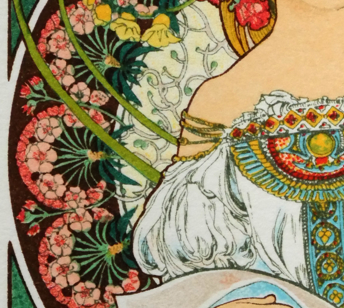 アルフォンス ミュシャ(Alphonse MUCHA)「夢想」リトグラフ 絵画買取