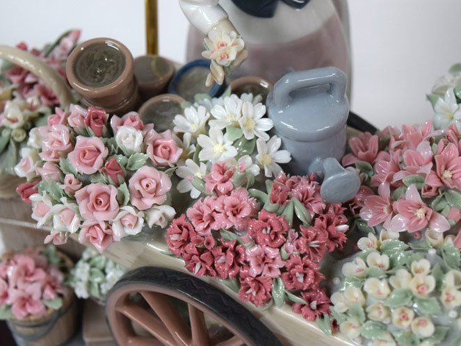 リヤドロ(LLADRO)「公園通りの花屋さん」磁器フィギュア 絵画買取