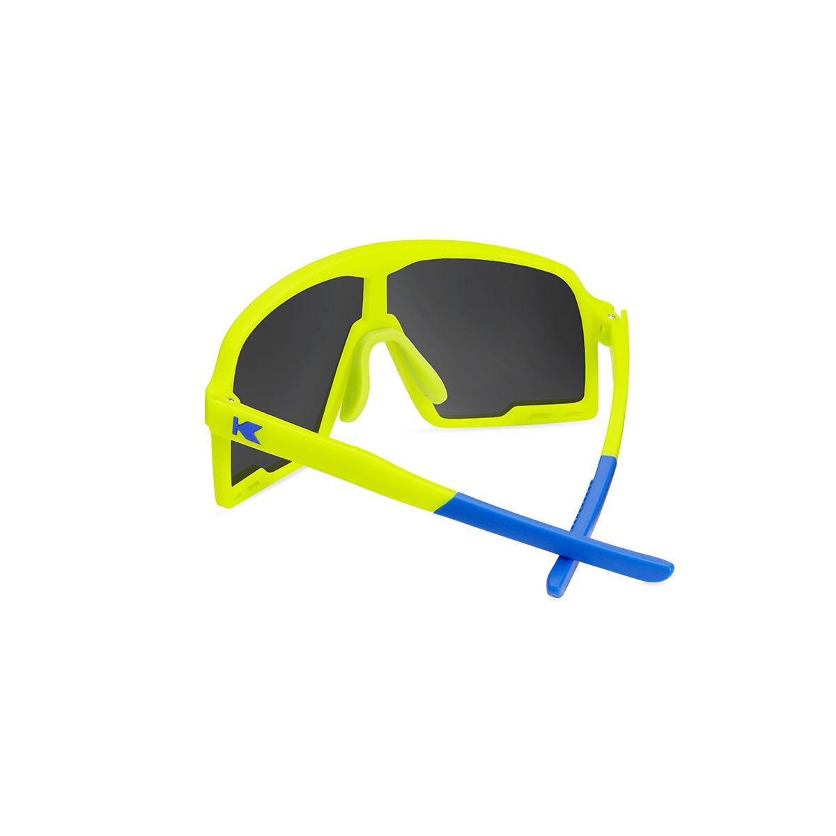 Wraparound Neon Yellow Non-Polarized Baseball Sport Kids Sunglasses