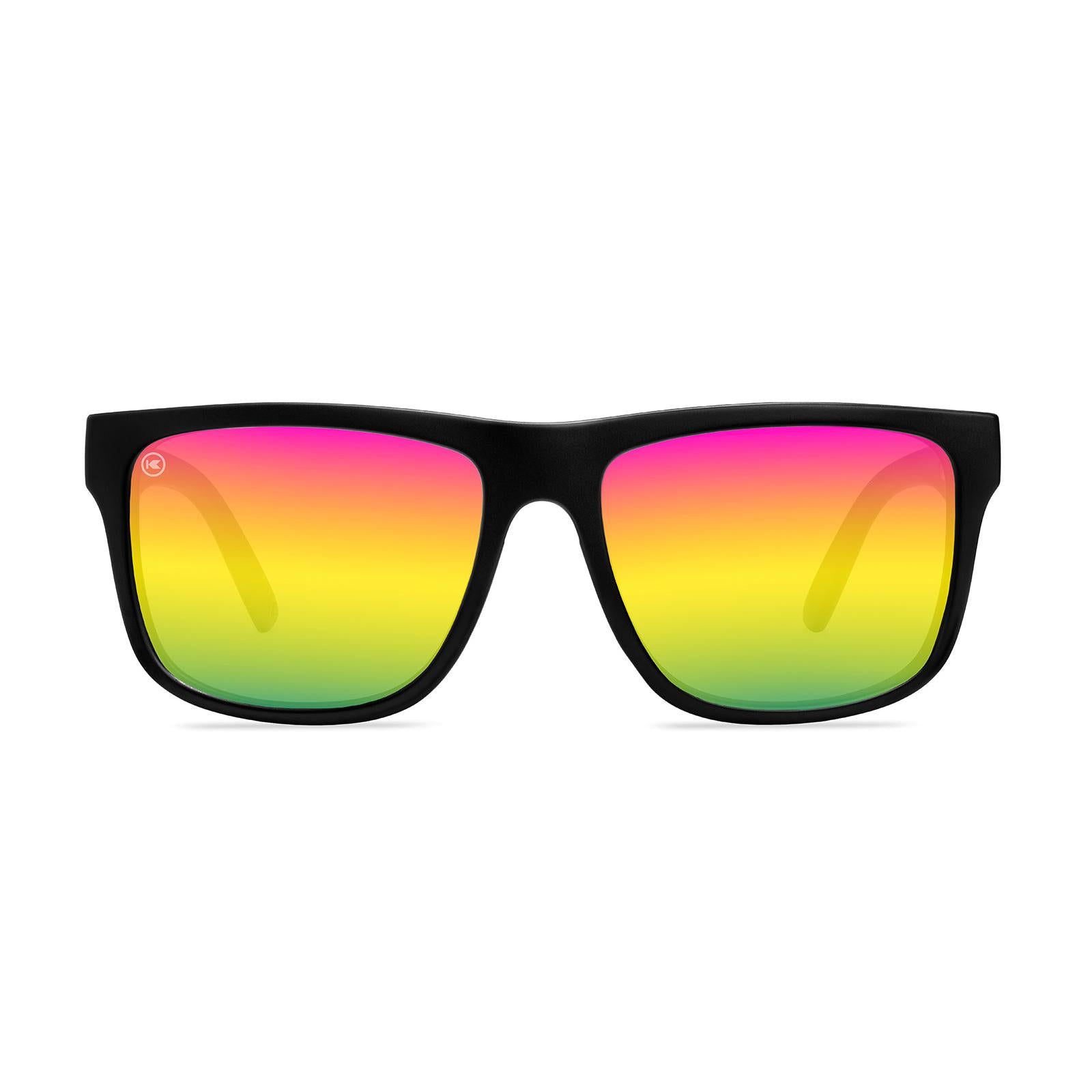 Rainbow on Black Torrey Pines Sport Sunglasses | Knockaround.com