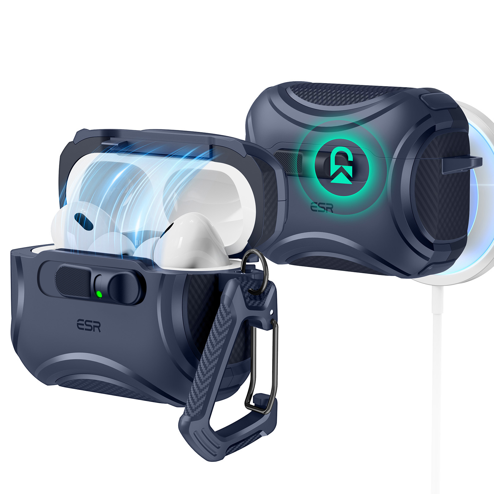 ESR Cyber FlickLock™ Magnetic Case, Compatible with AirPods Pro 3
