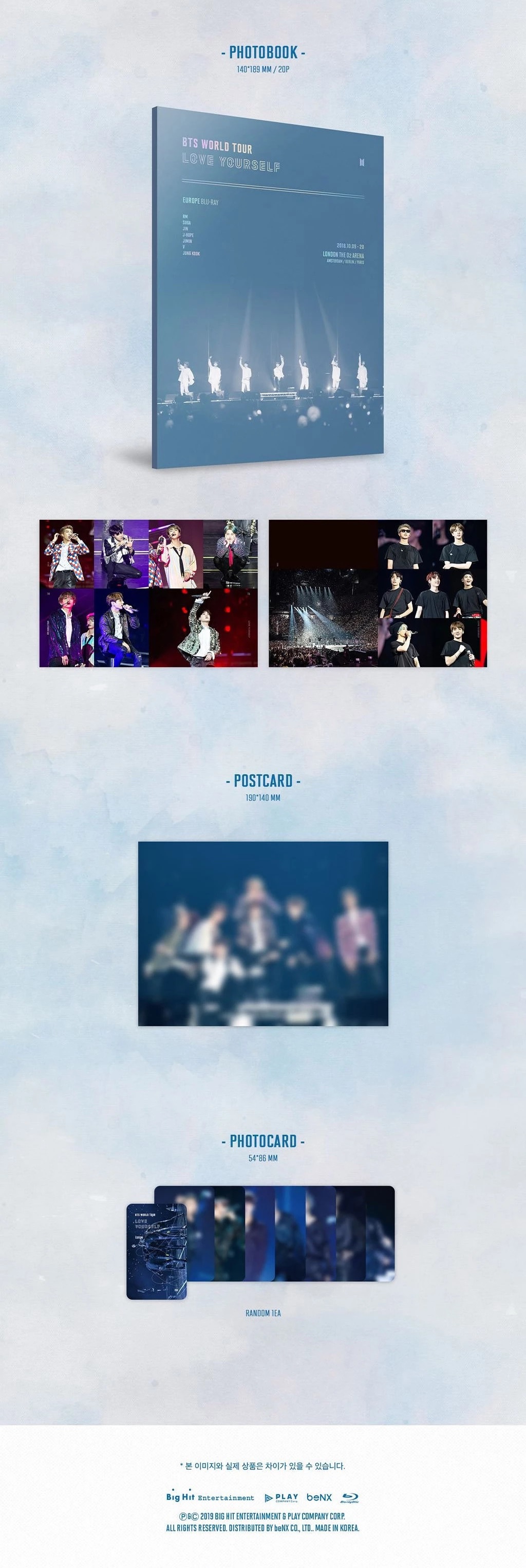 BTS LOVE YOURSELF EUROPE CONCERT BLURAY - Kpop USA