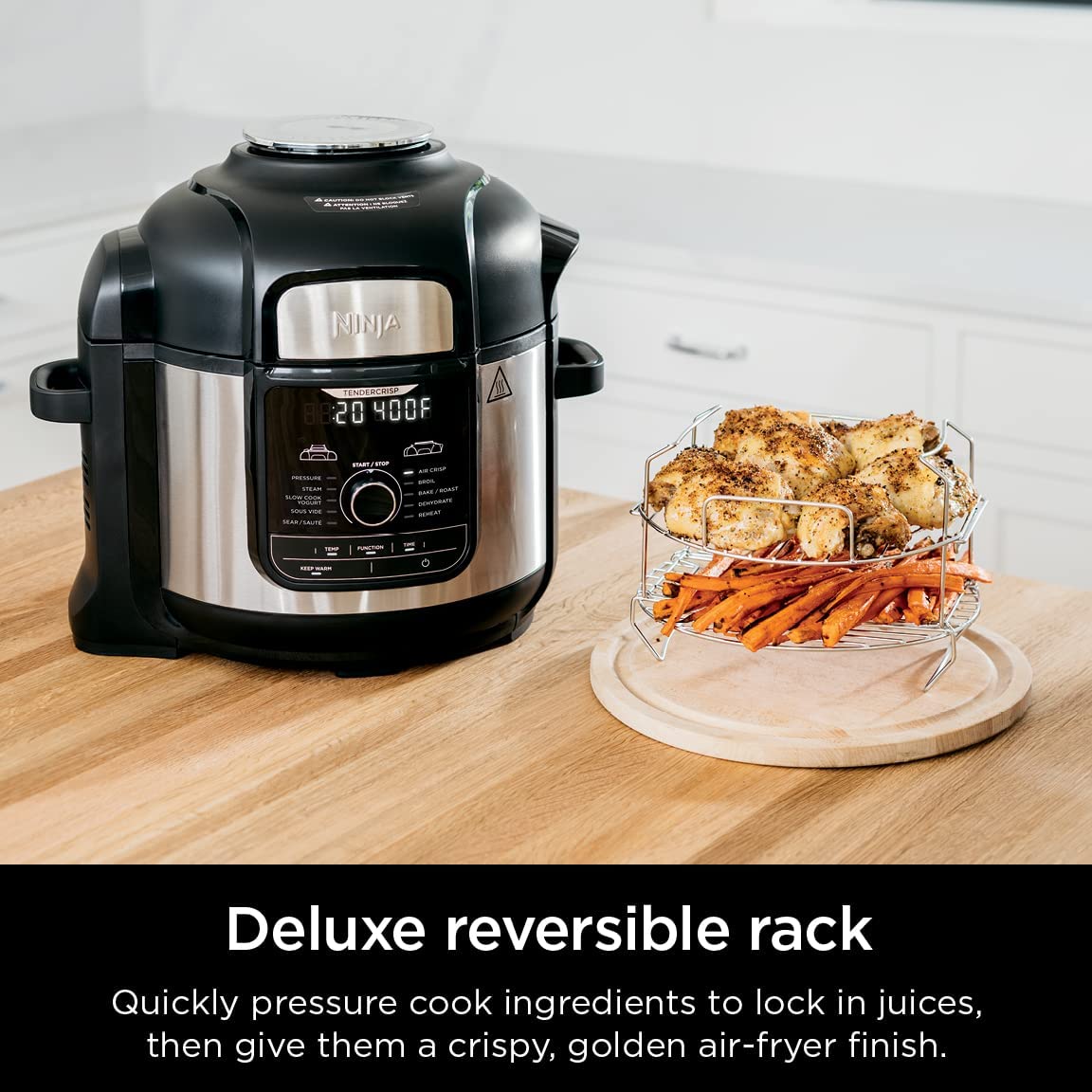 Ninja FD401 Foodi 12-in-1 Deluxe XL 8 qt. Pressure Cooker & Air