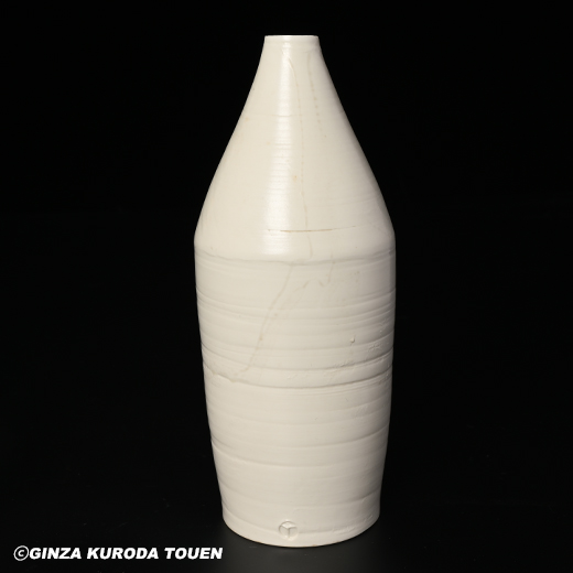 黒田泰蔵 白磁徳利 | 銀座 黒田陶苑オンラインショップ